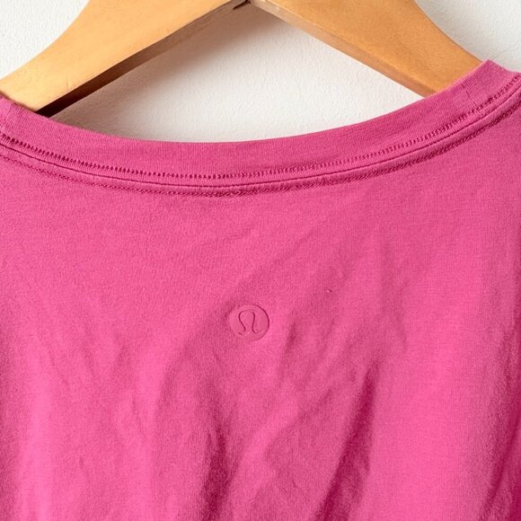 Lululemon Love Crew T-Shirt Pink Lychee - Picture 5 of 5